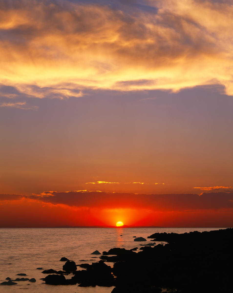 'Grand Sunset' Great Salt Lake, Utah