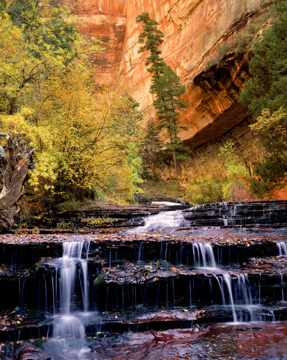 'Guardian Angel Falls' Zion National Park, Utah