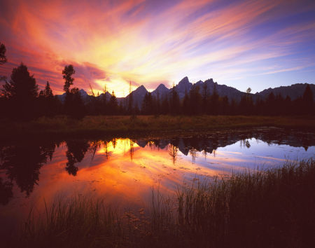 'Teton Sunset' Grand Teton National Park, Wyoming