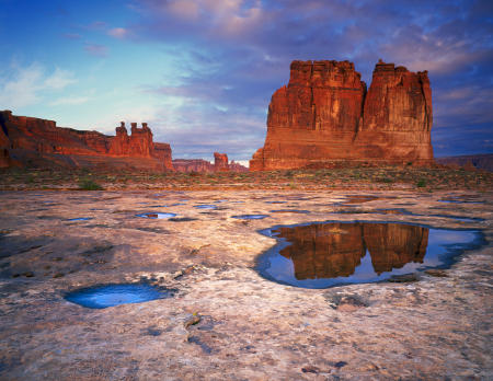 'The Organ Reflection' Arches National Park, Utah