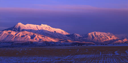'Sunset on Timpanogos'-P Mt. Timpanogos, Utah